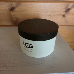 UGG Earmuffs Fur Leather Tech, Wired, Speakers Gray One Size, $80 CIB With Tags